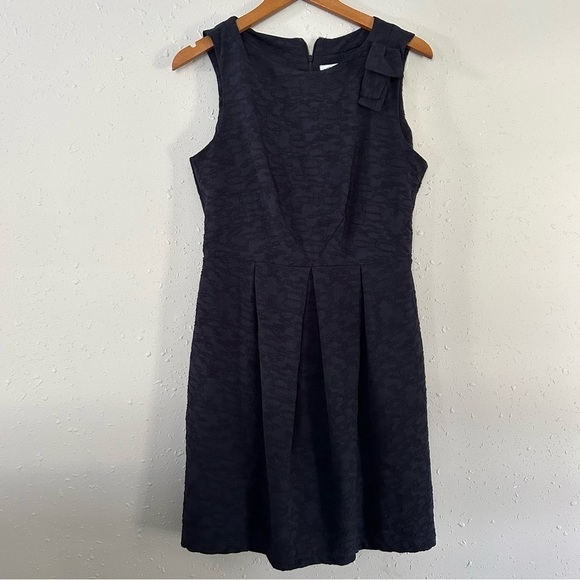 🦋 Kit & Sky Blue Textured Lightweight Short Sleeve Mini Dress Large - Picture 1 of 6